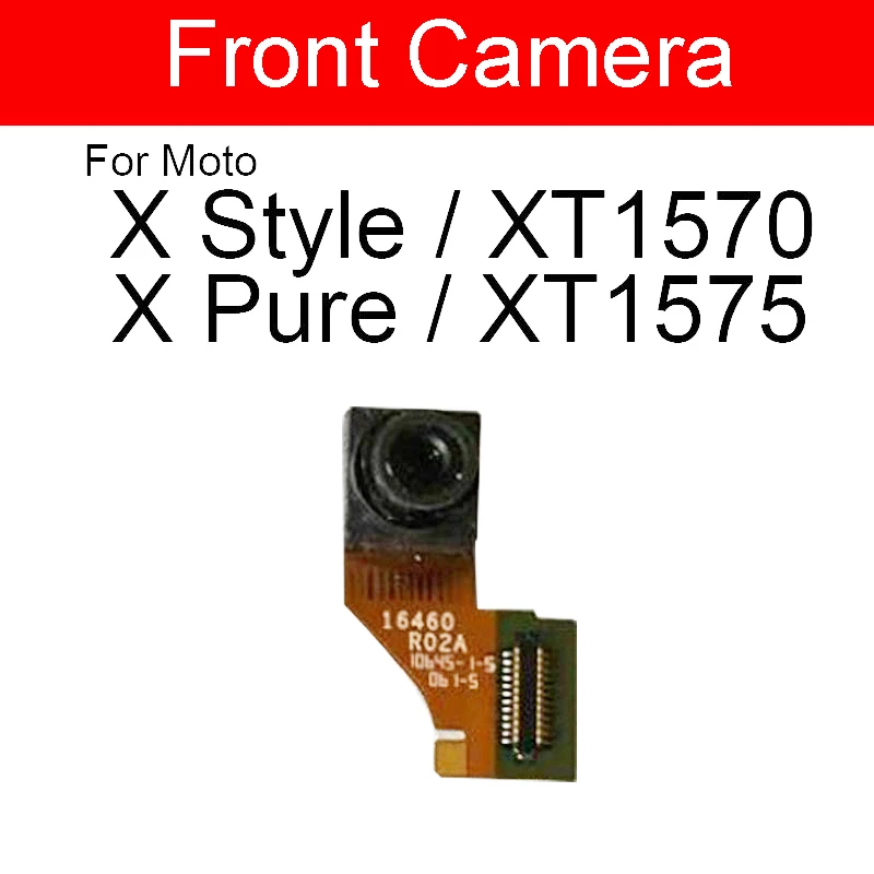 

Front & Main Rear Camera For Motorola Moto X Style XT1570 X Pure XT1575 Small & Big Back Camera Module Replacement Repair Parts
