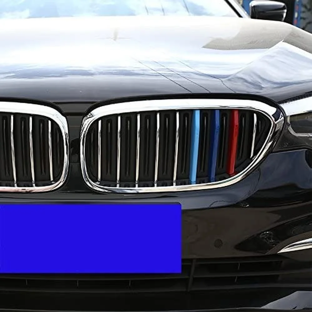 Трехцветная отделка ABS для переднего гриля декоративные спортивные полосы