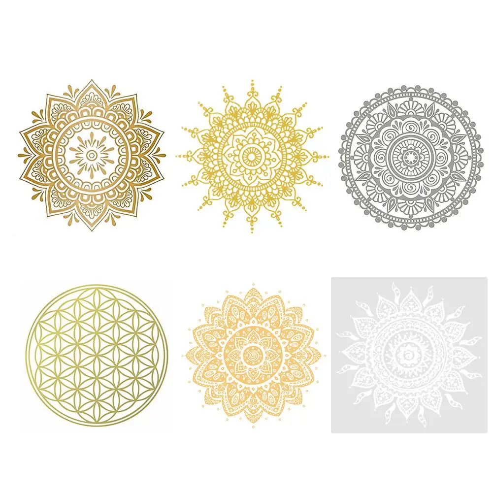 Жизни Цветок Мандала половина стены стикеры дома Съемная виниловая наклейка