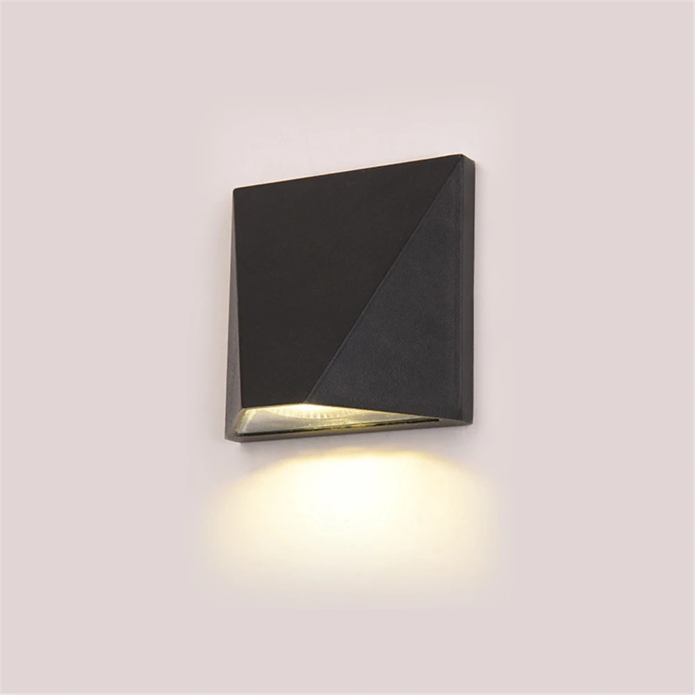 Modern minimalist LED wall lamp indoor outdoor waterproof wall lamp courtyard aisle porch balcony light fixture IP65 AC85-265V