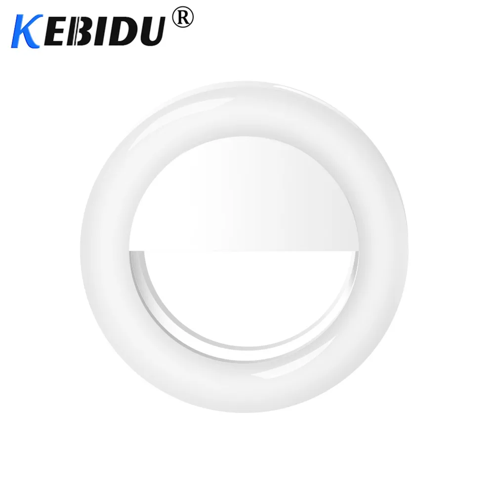 Kebidu селфи светодиодный кольцевой вспышка Lumiere телефон портативный мобильный