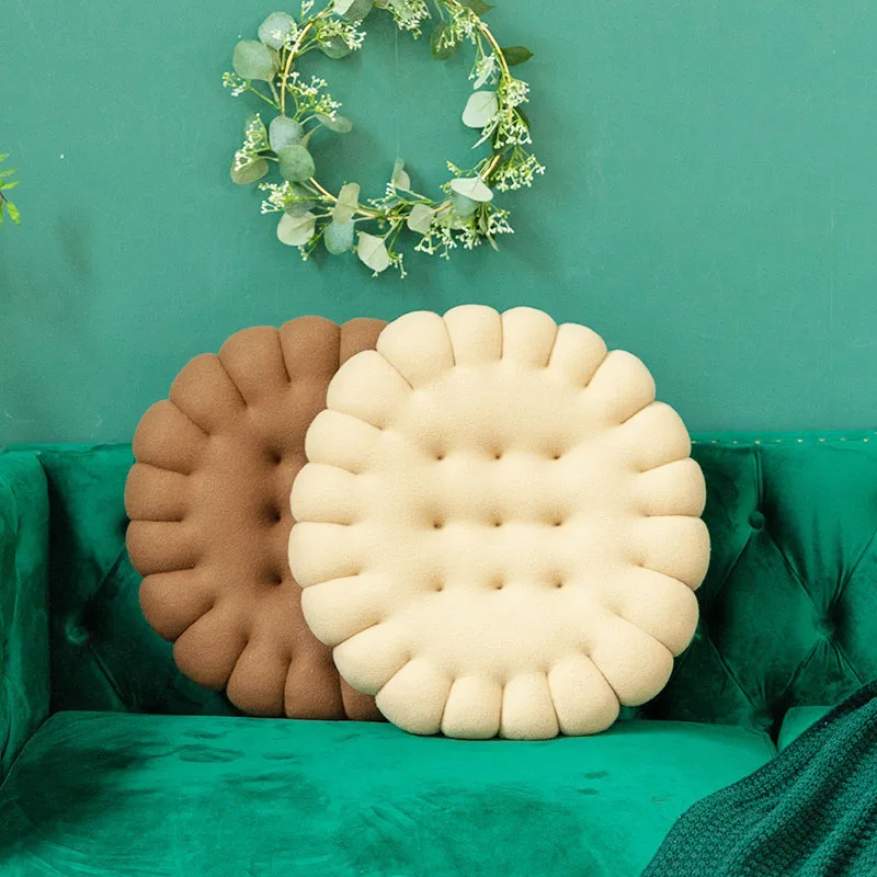 

Печенья Стиль Подушка Круглый Подушка Короткие Плюшевые ботинки Материал коврик с милым оригинальным рисунком подушки с уплотненным мягки...
