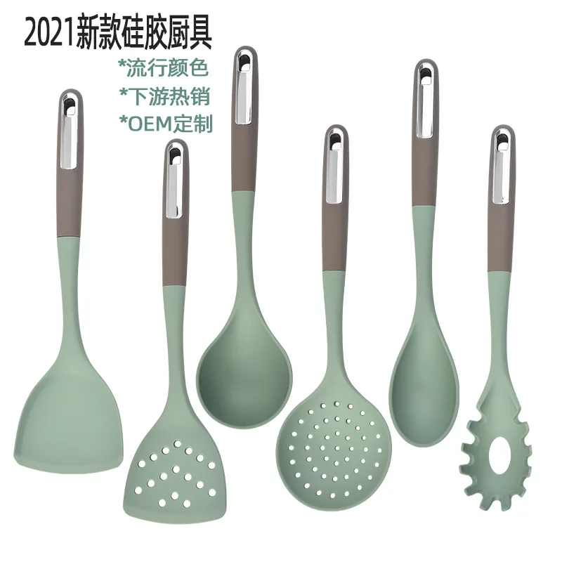 

Silicone Kitchenware Cooking Utensils Set Heat Resistant Kitchen Non-Stick Cooking Utensils Baking Tools cooking accessories