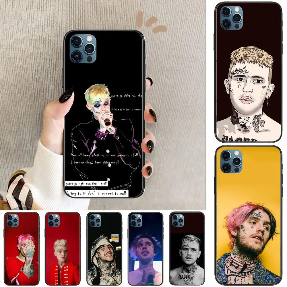 

hot rapper lil peep Phone Cases For iphone 12 Pro Max case 11Pro Max 8PLUS 7PLUS 6S iphone XR X XS mini mobile cell funda