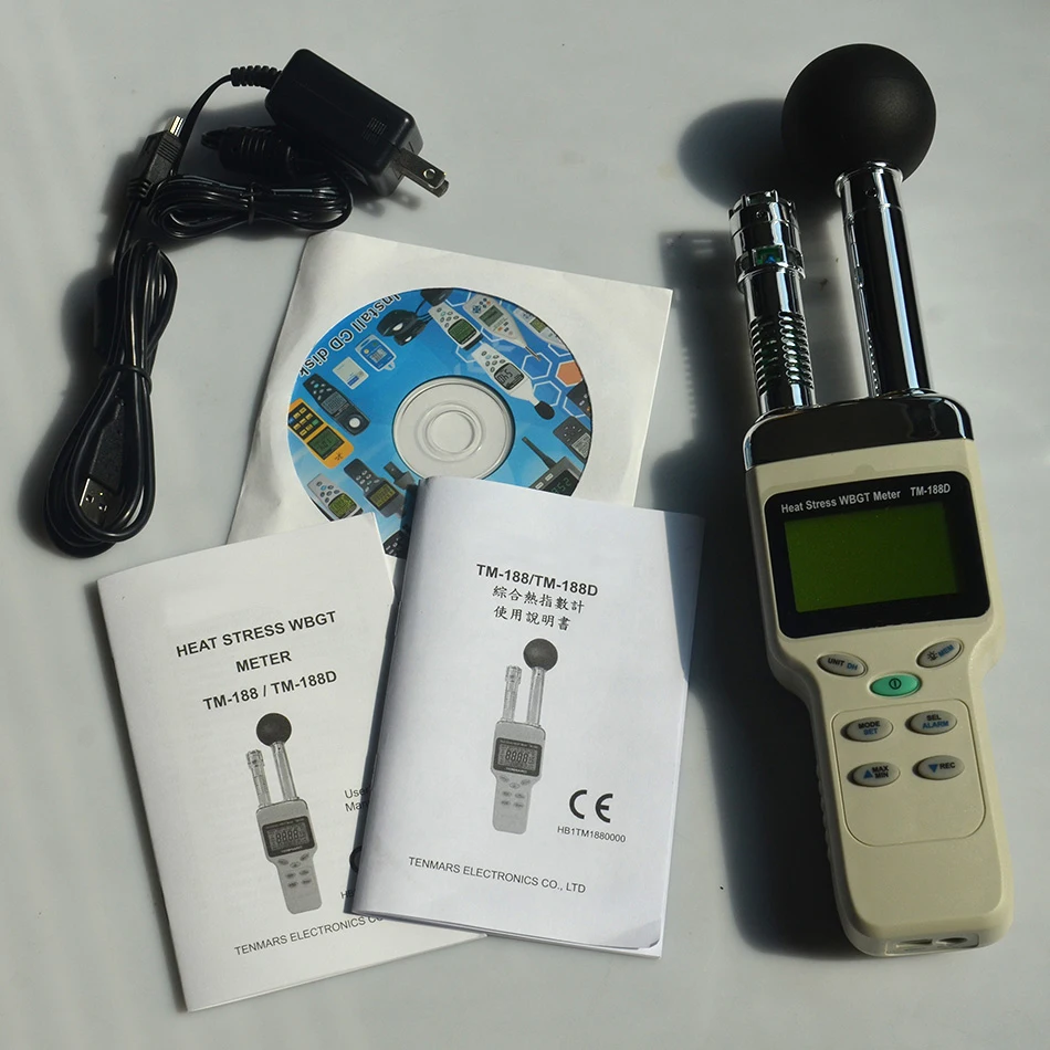 TM188D Новый профессиональный высокое качество точность теплового удара WBGT