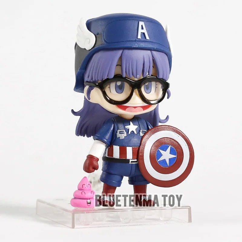 Новинка аниме Arale Norimaki Nd мини Экшн-фигурка из ПВХ косплей Капитан Америка игрушка