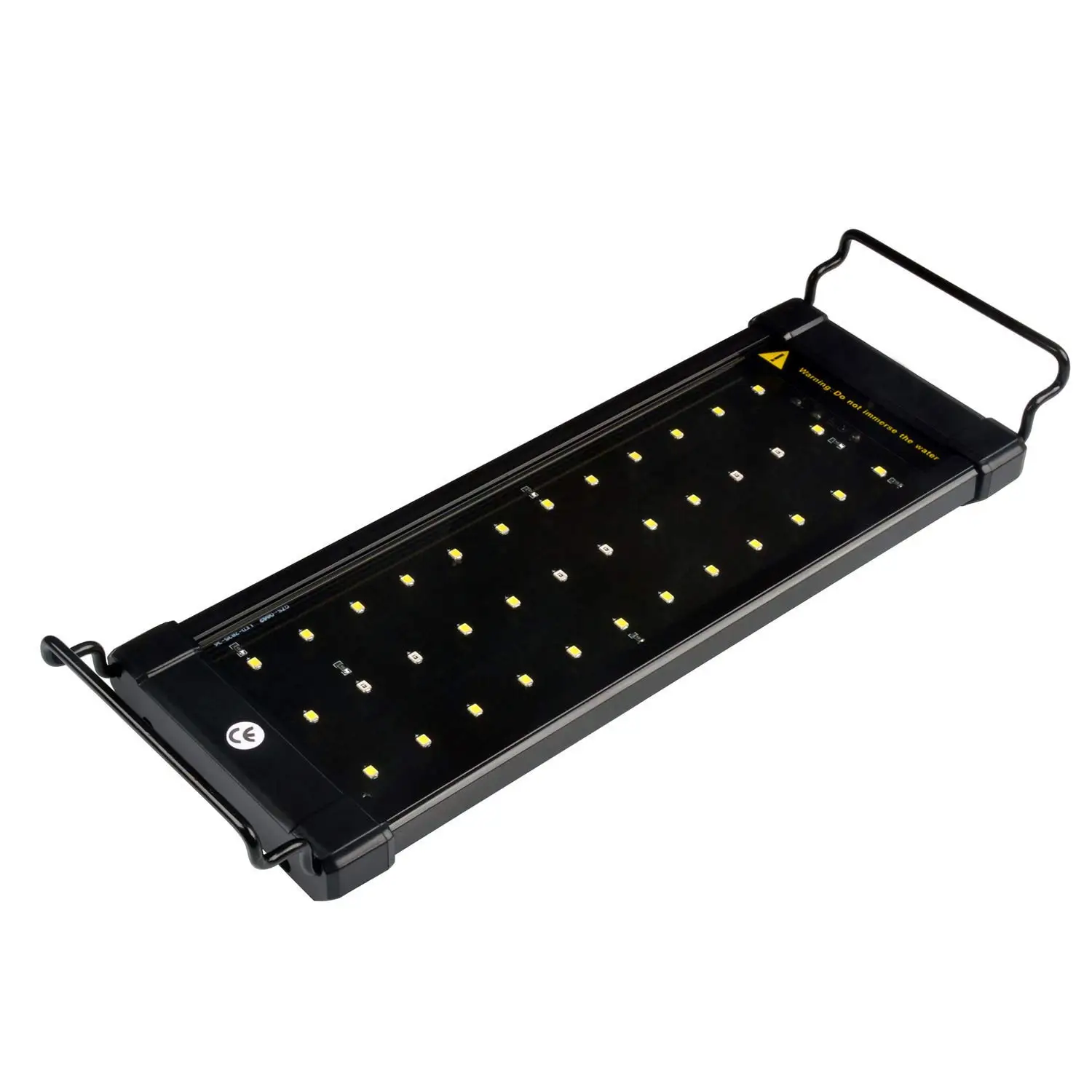 GK-A6W 100-240 В 6 Вт 12-1" супер яркий аквариумный светодиодный светильник ings синий белый светодиодный s с выдвижными кронштейнами для 28-50 см светильник для аквариума - Цвет: GK-A6W