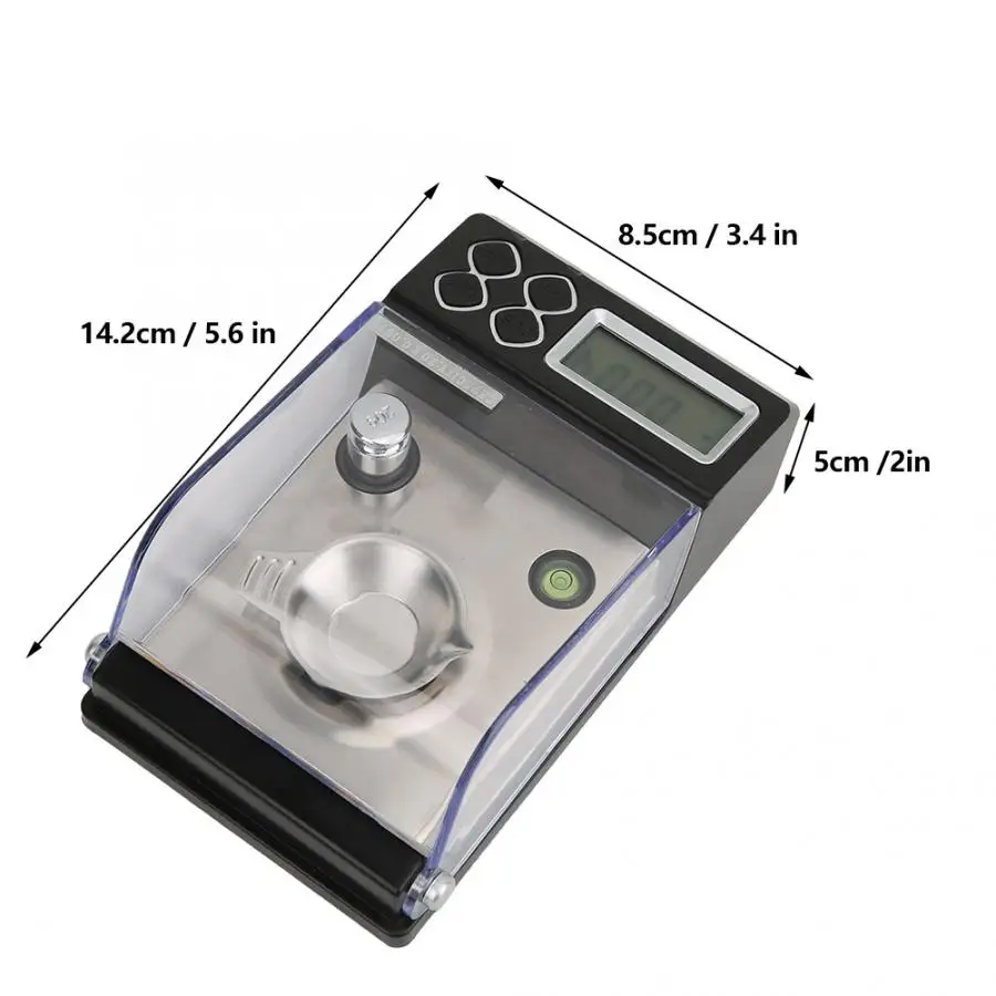 Профессиональный высокоточный цифровой миллиграмм вес мини электронный порошок