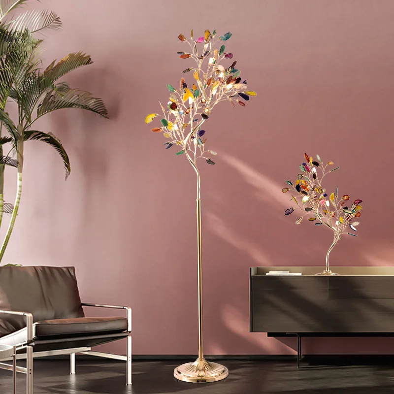 Агатовая Свадебная пурпурная люстра светодиодный светильник Рубиновая лампа