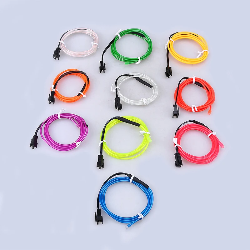 1 м Светодиодная гибкая неоновая светящаяся Электролюминесцентная трубка POSSBAY