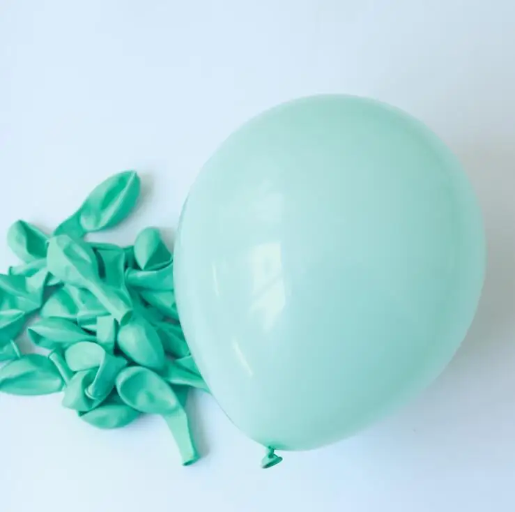 Tiffany blue 50 шт 100 шт 10 inch Макарон цветной латекс свадебные шары для День рождения День Святого Валентина декоративный шар - Цвет: Tiffany blue