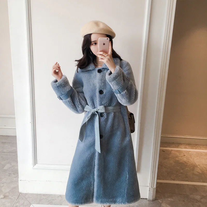 Новинка 2019 зимнее повседневное женское кашемировое комбинированное меховое