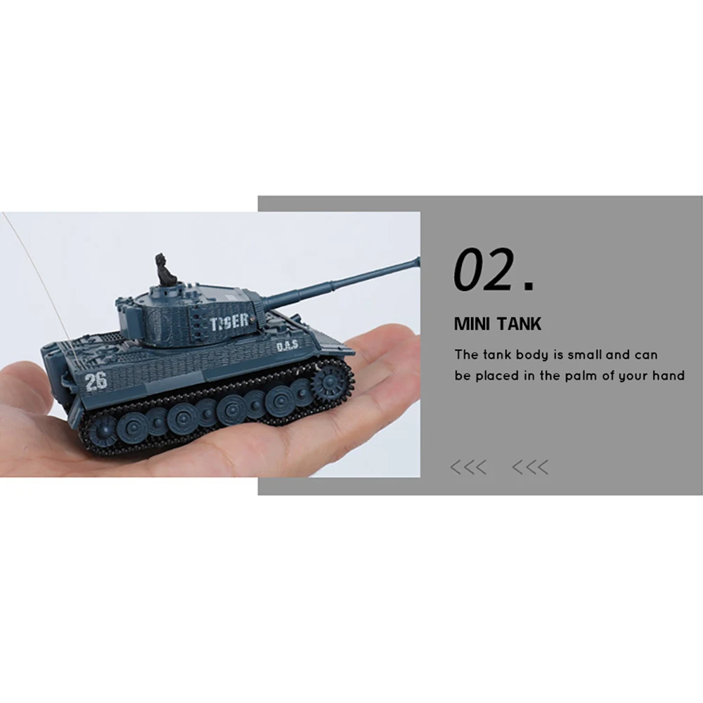 Танк 1:72 танк с дистанционным управлением германский тигровый бой на