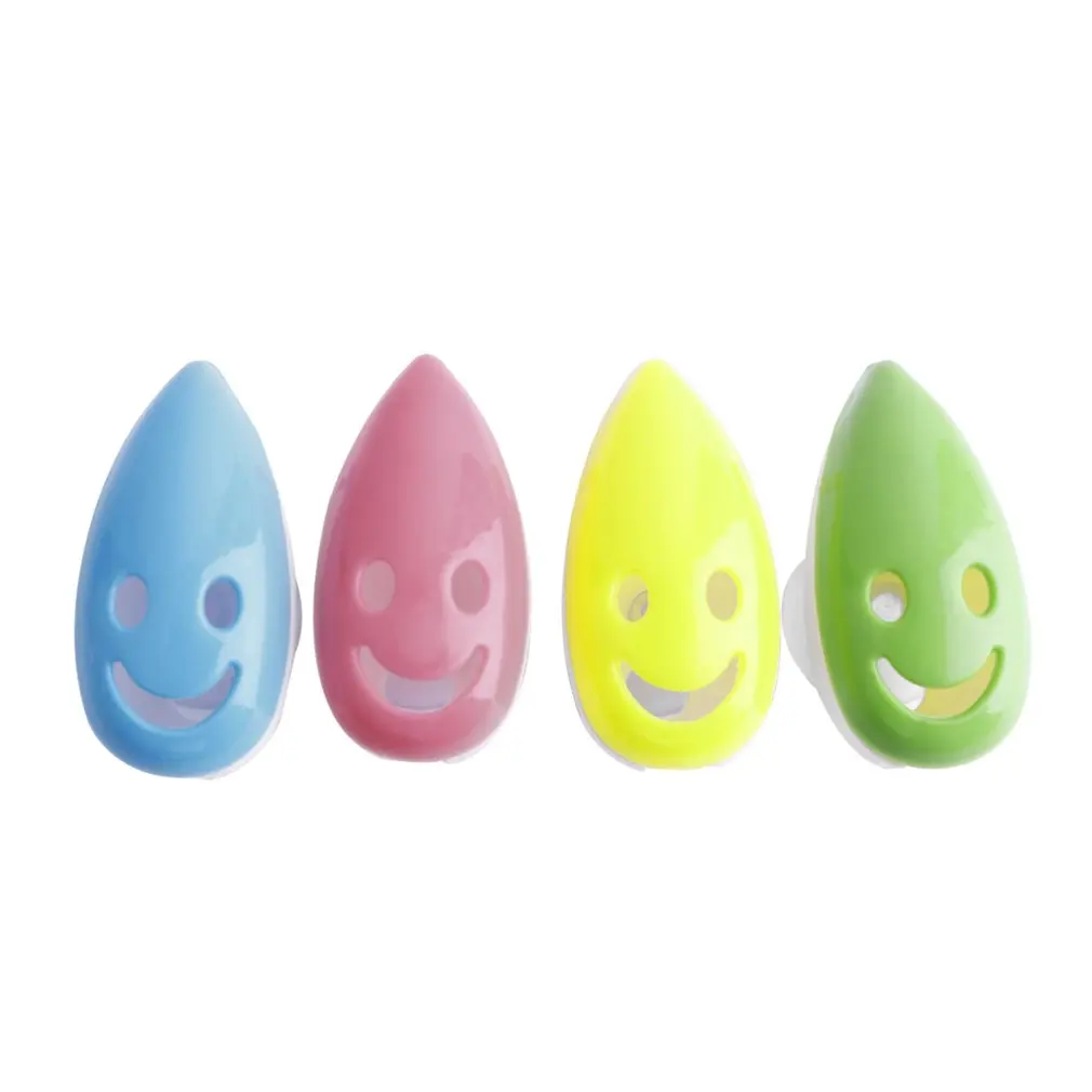 4 шт. держатель для зубной щетки домашнего использования со смайликом подставка