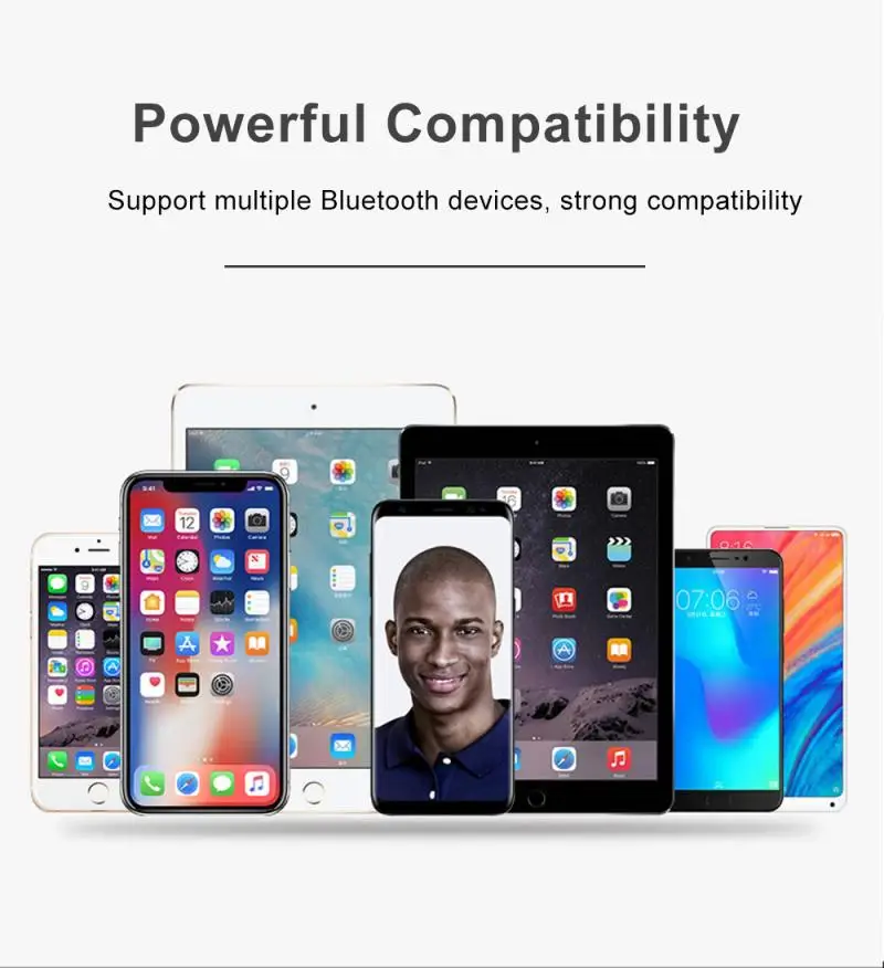 TWS стереонаушники T20 с зарядным футляром спортивные водонепроницаемые наушники