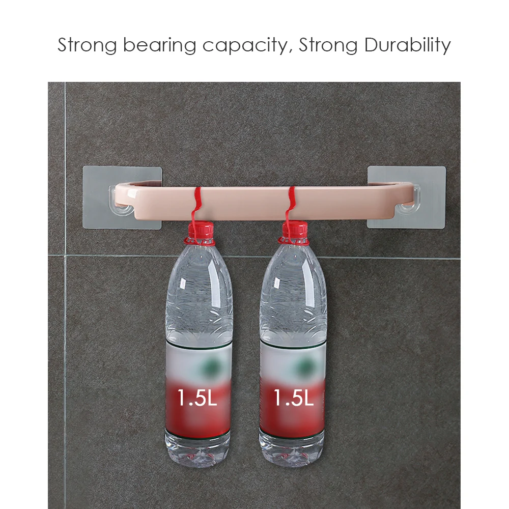 Hot New Towel Hanging Rack Space-saving Hanger Storage Wall-mounted Holder Bathroom Accessories | Обустройство дома