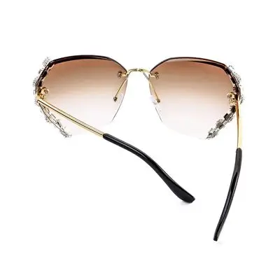 

Multilateral Sunglasses For Lover Diamond Shiny sunglasses Irregular Trim Handmade Rhinestones Comfortable Personality Style