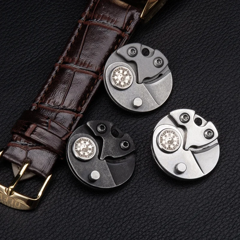 

A159 из нержавеющей стали Размер монет Карманный Брелок Подвеска мини многофункциональный нож распаковочный инструмент EDC