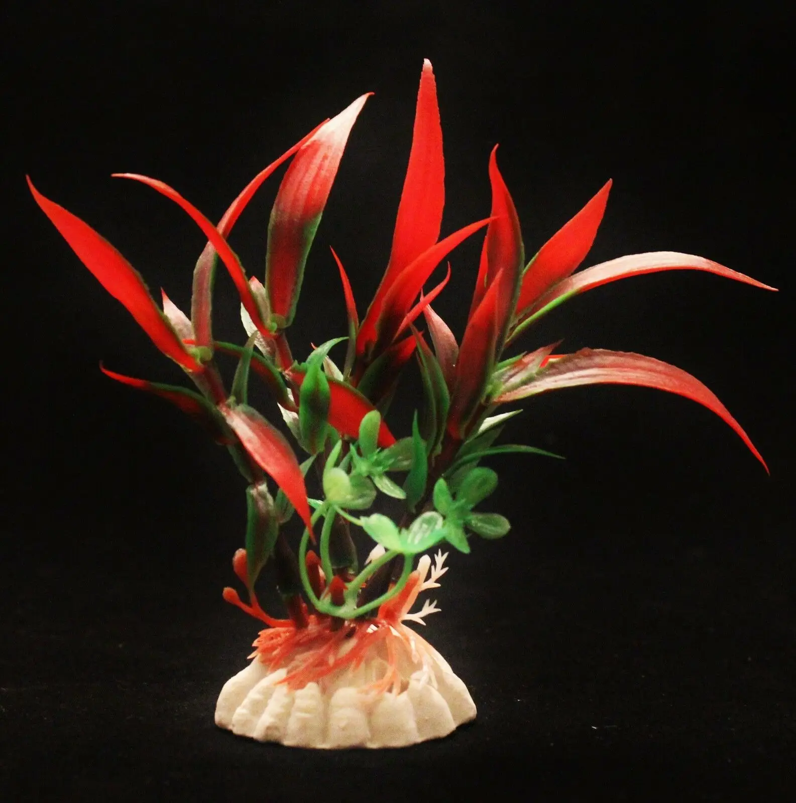 Аквариумный Ландшафтный орнамент красное искусственное пластиковое украшение