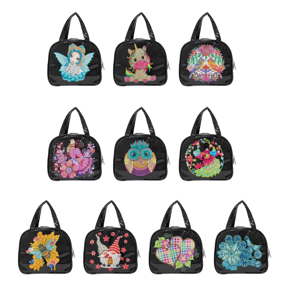 5D сделай сам алмазная живопись буровая сумка для ланча мозаичная вышивка ремесло