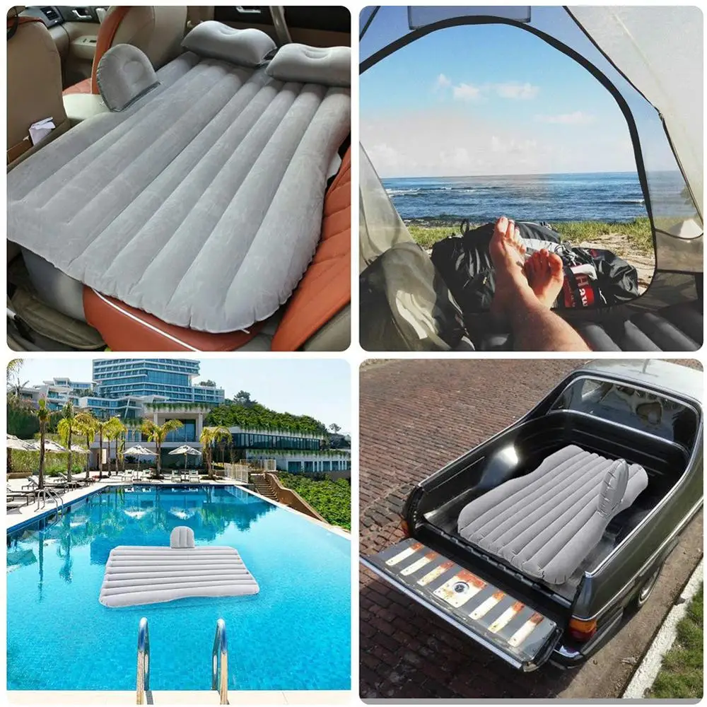 

Car inflatable bed Multifunctional travel bed 820*1350(mm) car mattress PVC+ Air Pump