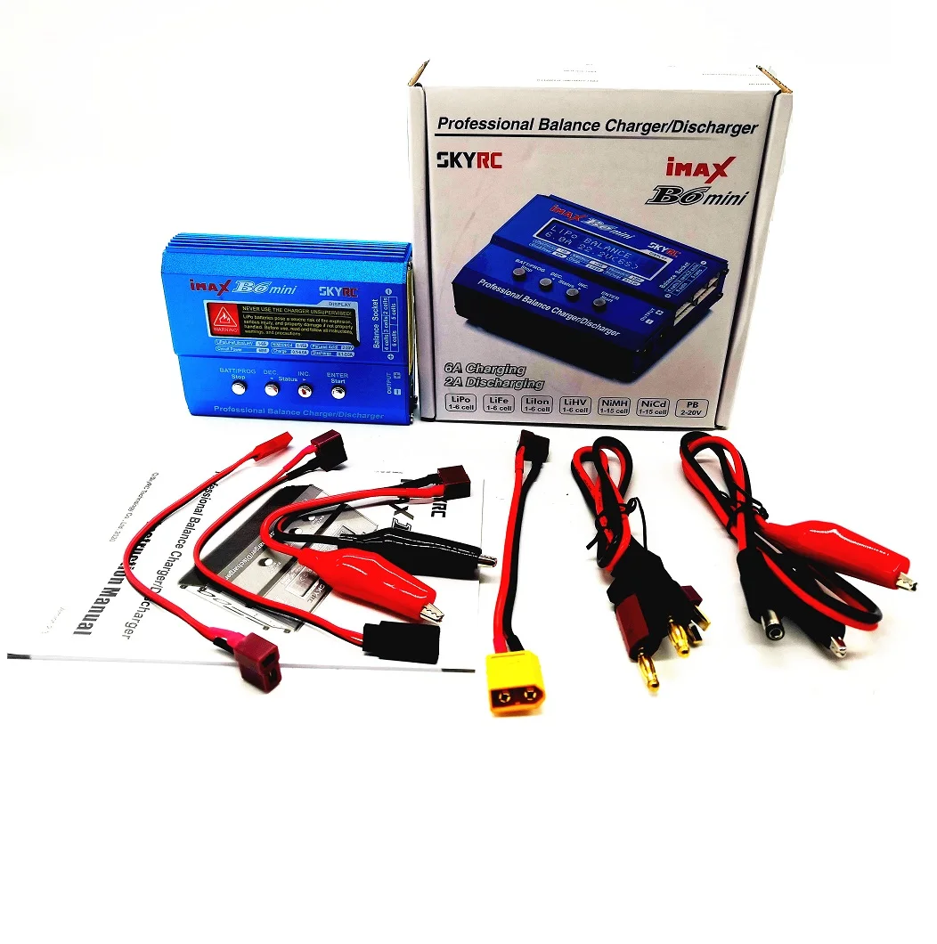SKYRC iMAX B6 Mini 60w Lipo баланс зарядное устройство Dis + 15V 6A адаптер питания для RC батареи