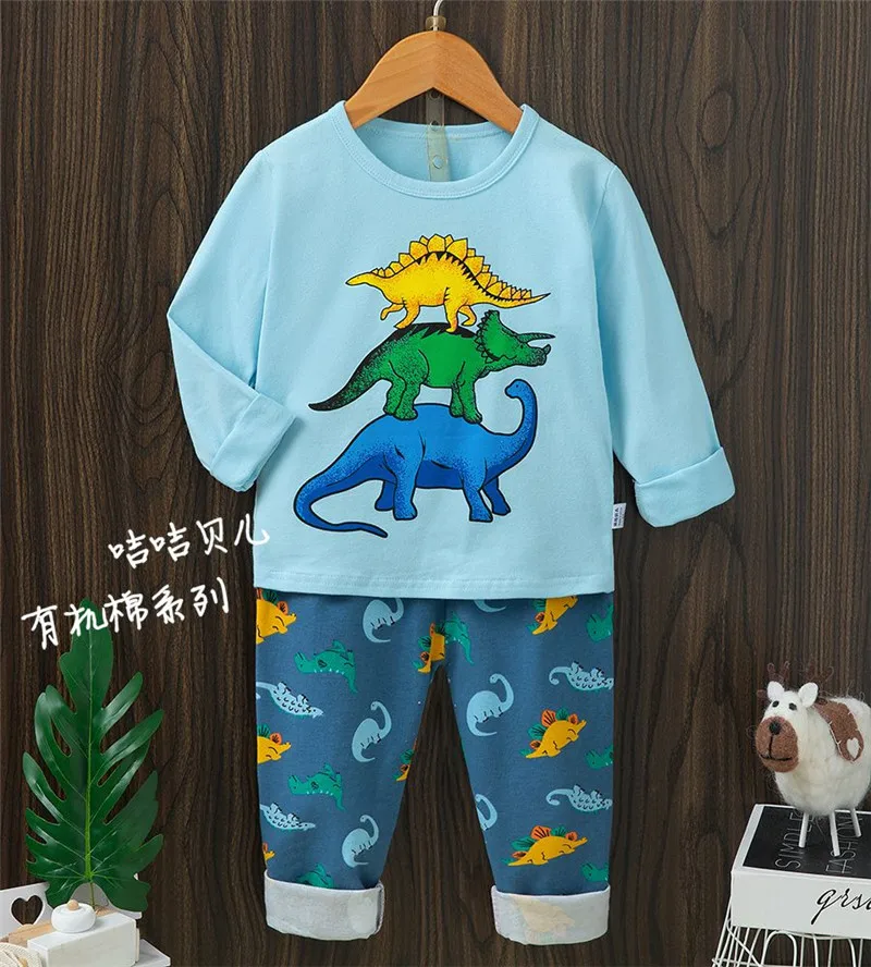 Disney Kids Sleepwear Cartoon Mickey Mouse Fall Clothes Girl Snow White Pajamas Set Baby Boys Long Sleeves Costumes Autumn 1-10Y