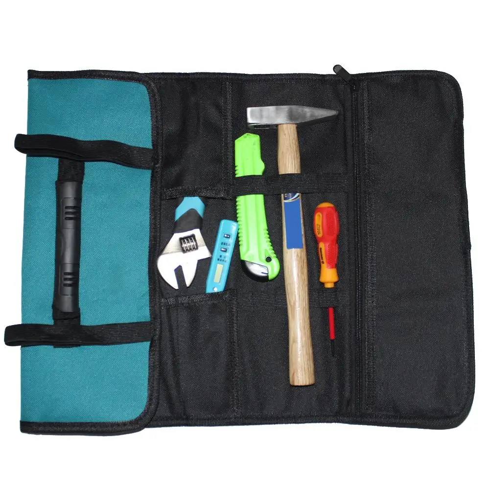 

Tool Storage Bag Roll Up Durable Tool Pouch With 22 Pockets Large Storage Container For Storing Wrenches Screwdrivers Pliers