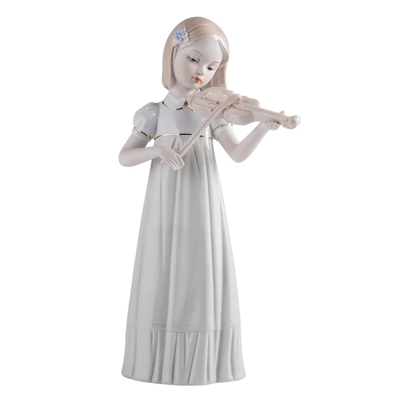 Искусственная статуэтка настольные украшения для дома искусство детской музыки