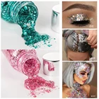 Тени для век Блестки для глаз блестящие волосы мерцающий Гель для маникюра Блестящие Блестки праздничное украшение для лица и тела блеск