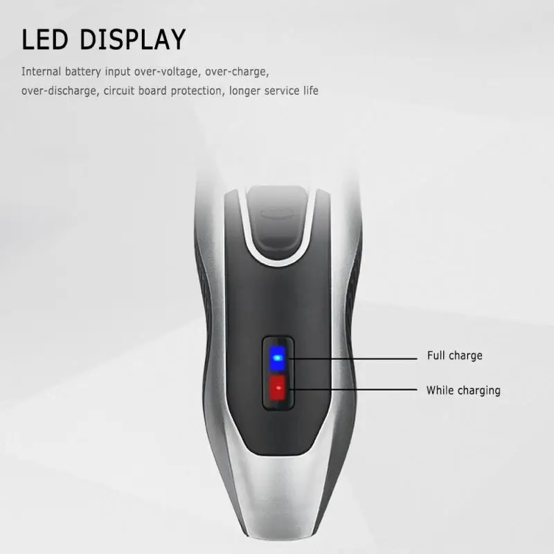 

USB Rechargeable Hair Clipper Men's Electric Hair Trimmer Cordless Shaver Trimmer 0mm Barber Hair Cutting Machine Shaver Razor