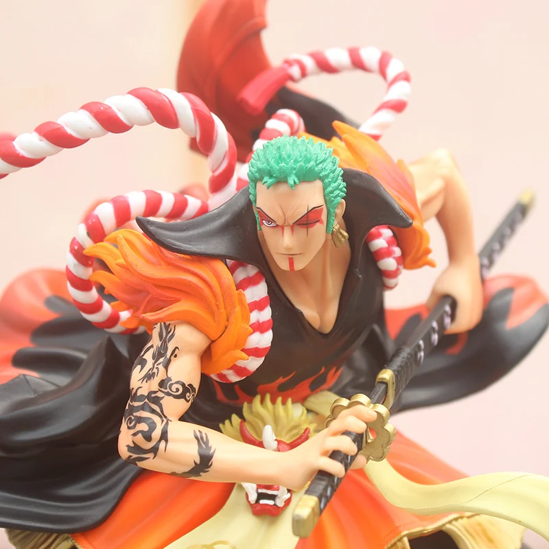 Экшн-фигурка из ПВХ 24 см Gk Roronoa Zoro Kabuki Version декоративная Коллекционная модель