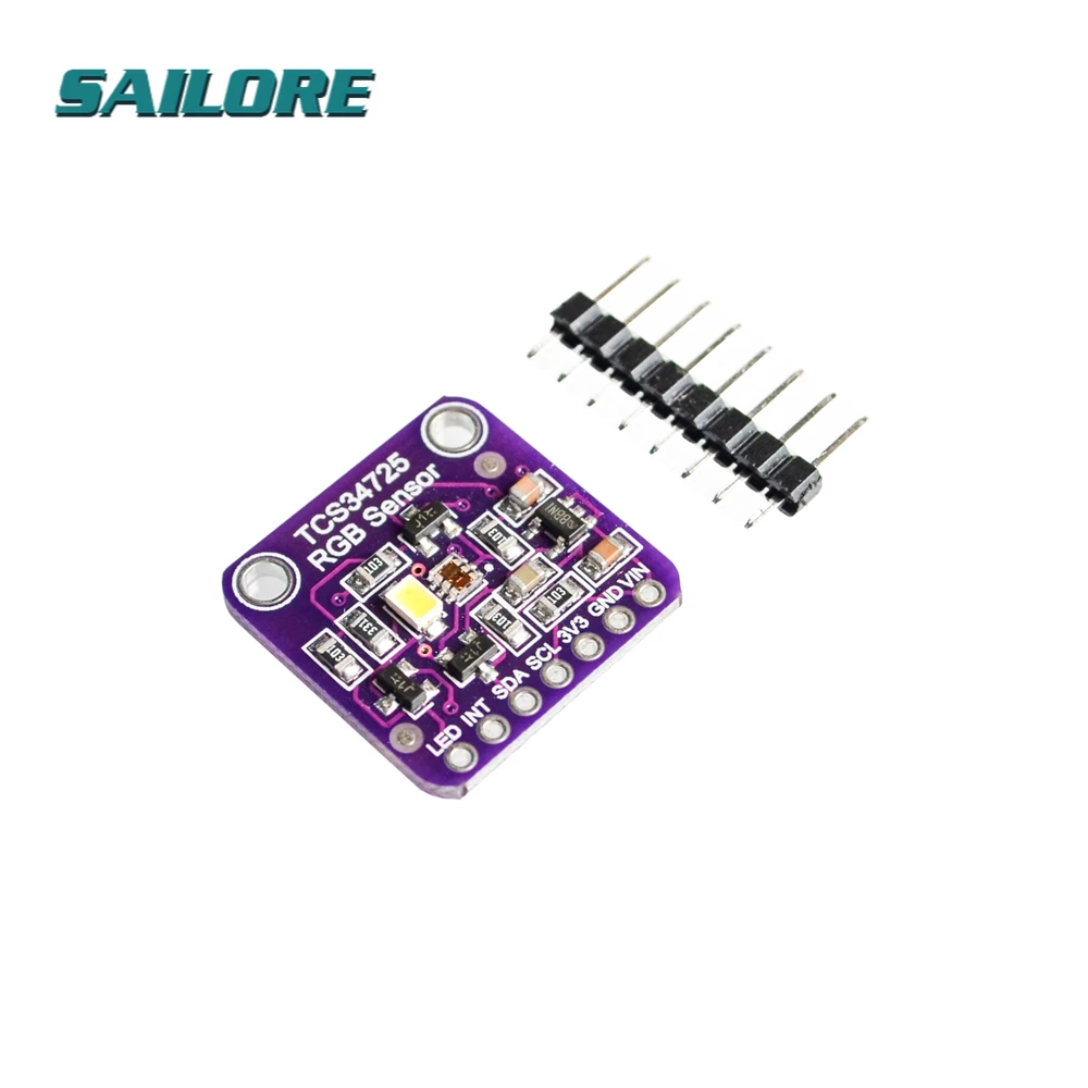 

Цветной датчик RGB TCS34725 с ИК-фильтром и белым светодиодом для R3