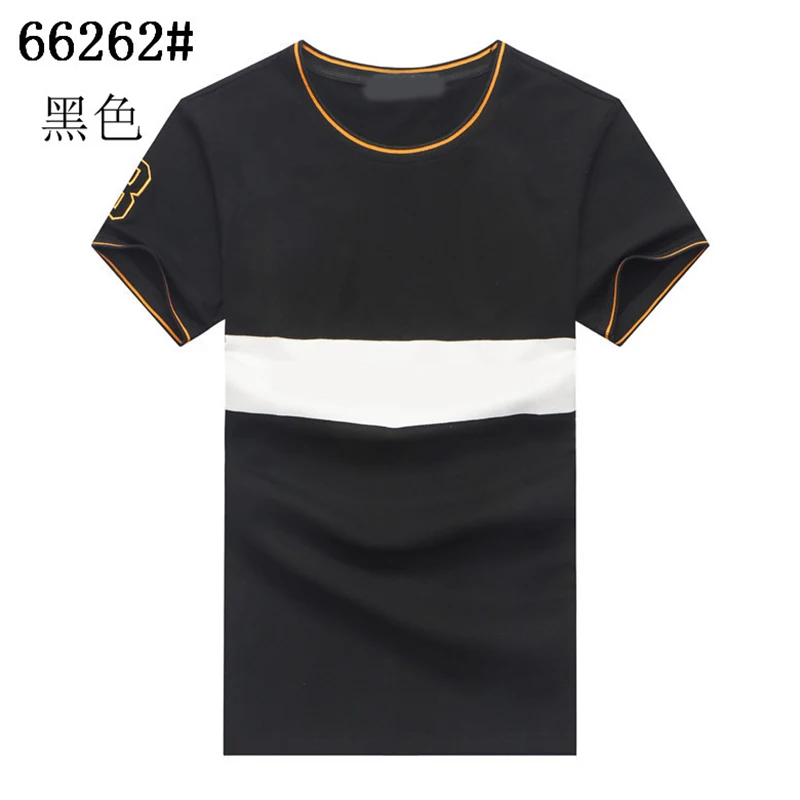 

Men's big horse horse short-sleeved t-shirt homre 100%cotton short sleeve Casual O-Neck Short t shirt for homme