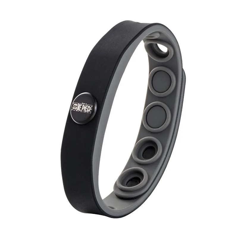 

Negative Ion Energy Sport Bracelet For Men Women Silicone Tourmaline Waterproof One Piece Sport Casual Personalized Wristband