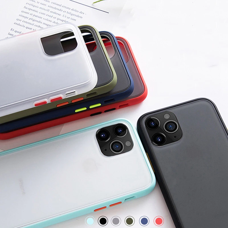 Противоударный прозрачный Гибридный Силиконовый чехол для телефона iPhone X XS XR Max 8 7