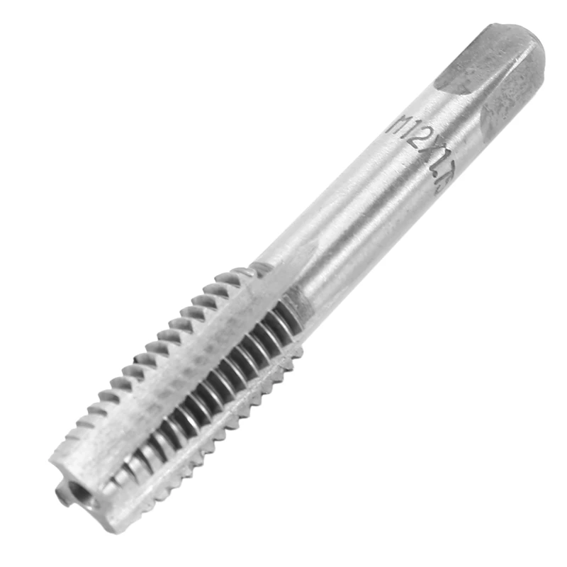 

7Pcs M3 to M12 metal Hand Screw Machine Metric Taper Plug Tap Drill Bit Kit Silver