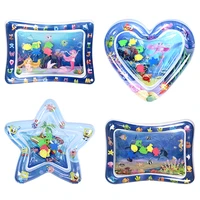 dropshipping baby kids water play mat inflatable infant tummy time playmat toddler water mats for baby toys activity play center