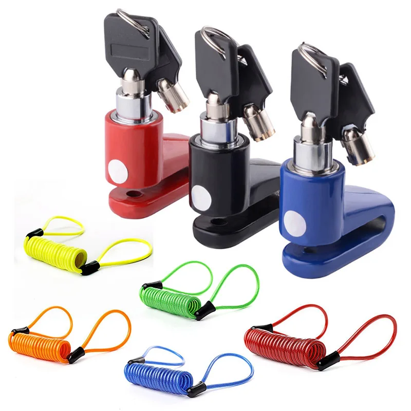 Блокировка для мотоцикла защита от кражи дисковый тормоз замок велосипеда