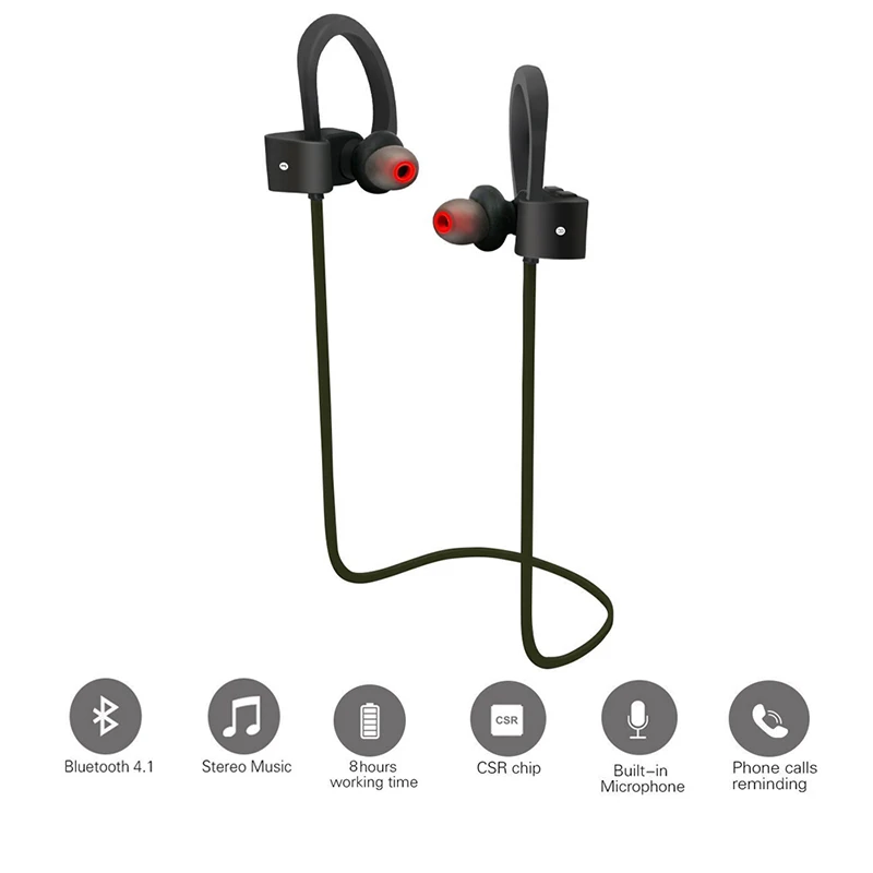 FDBRO новые игровые наушники с активным шумоподавлением спортивные Bluetooth