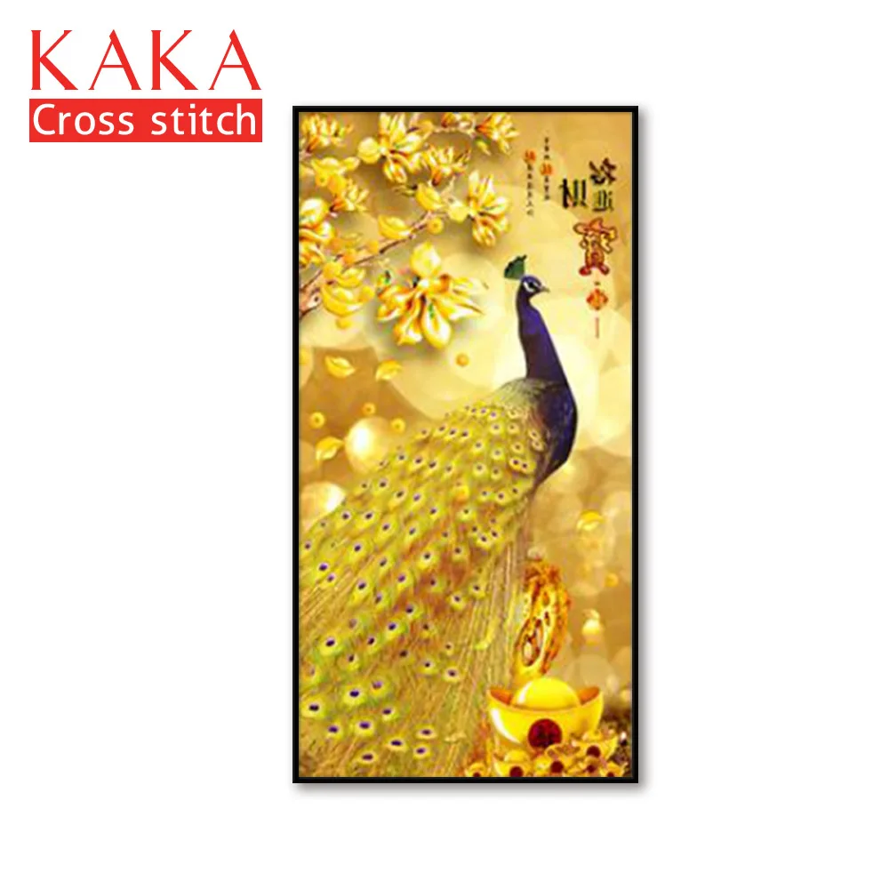 

Наборы для вышивки крестиком, наборы для вышивки с напечатанным рисунком, 11ct-холст для домашнего декора, животные полный CKA0076