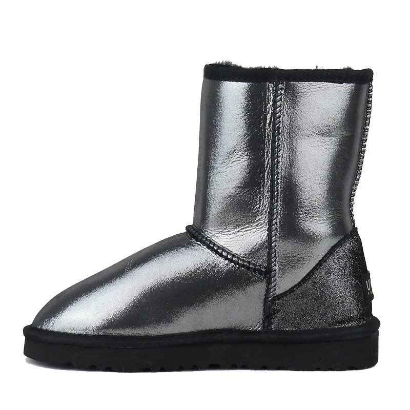 ; Коллекция года; зимние сапоги на натуральном меху; классические Mujer Botas; водонепроницаемые зимние сапоги из натуральной овечьей кожи; женская обувь