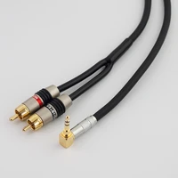 hifi monster cable 2rca to 3 5mm audio cable aux rca jack 3 5 y splitter for amplifiers audio home theater cable rca