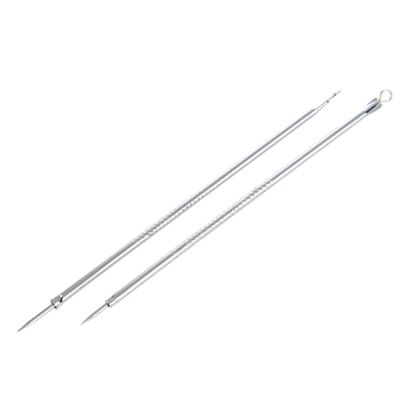 Stainless Black Head Remover Tool Acne Pimple Extractors Silver