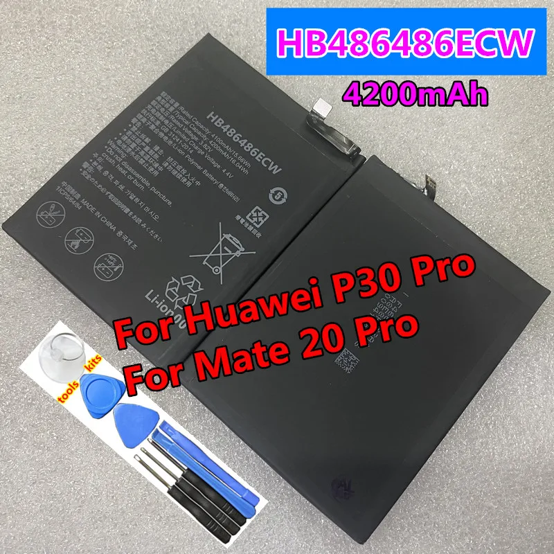 Оригинальная Высококачественная батарея HB486486ECW для Huawei Mate 20 Pro /P30 4200mAh