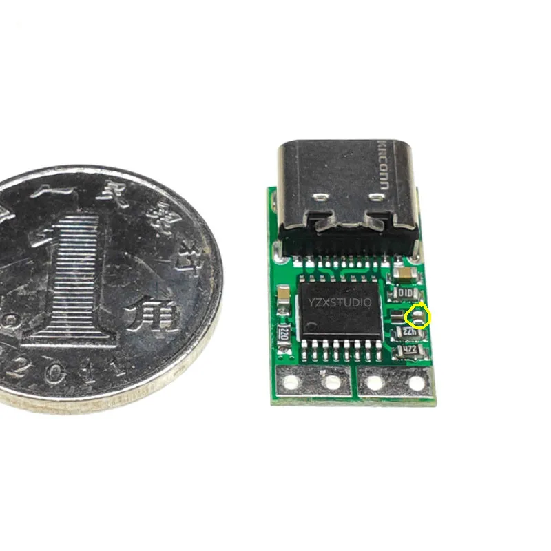 ZY12PDS тип-c USB-C PD2.03.0 поворот DC USB обман Быстрая зарядка триггер детектор