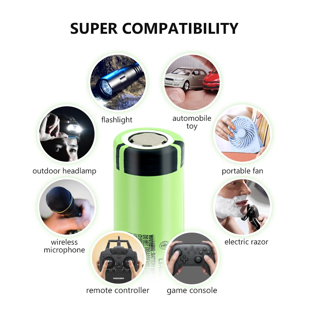 4 шт. перезаряжаемые литий ионные батарейки 2020 мАч|Перезаряжаемые батареи| |