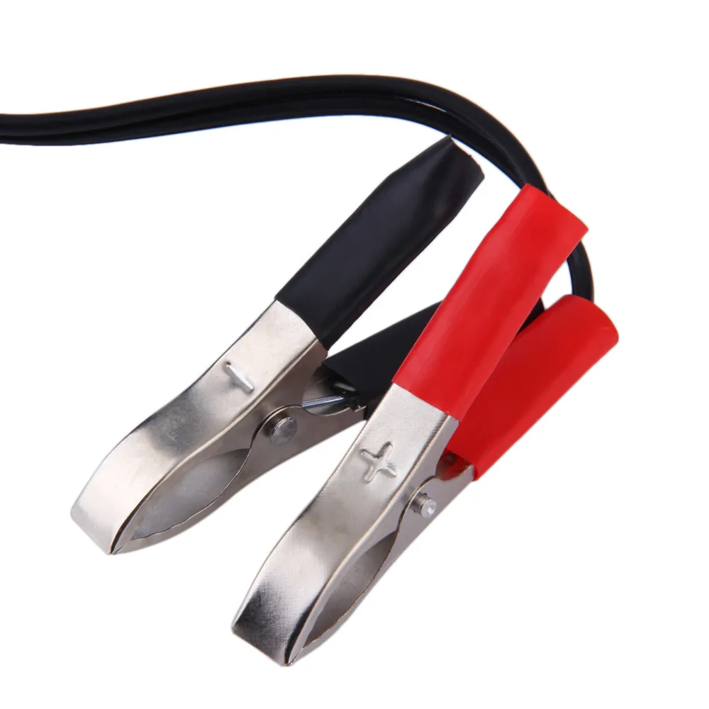 

New 12 Volt Battery Terminal Clip-on Cigar Cigarette Lighter Power Socket Adapter Plug Car Boat Van for Camping Drop Shipping