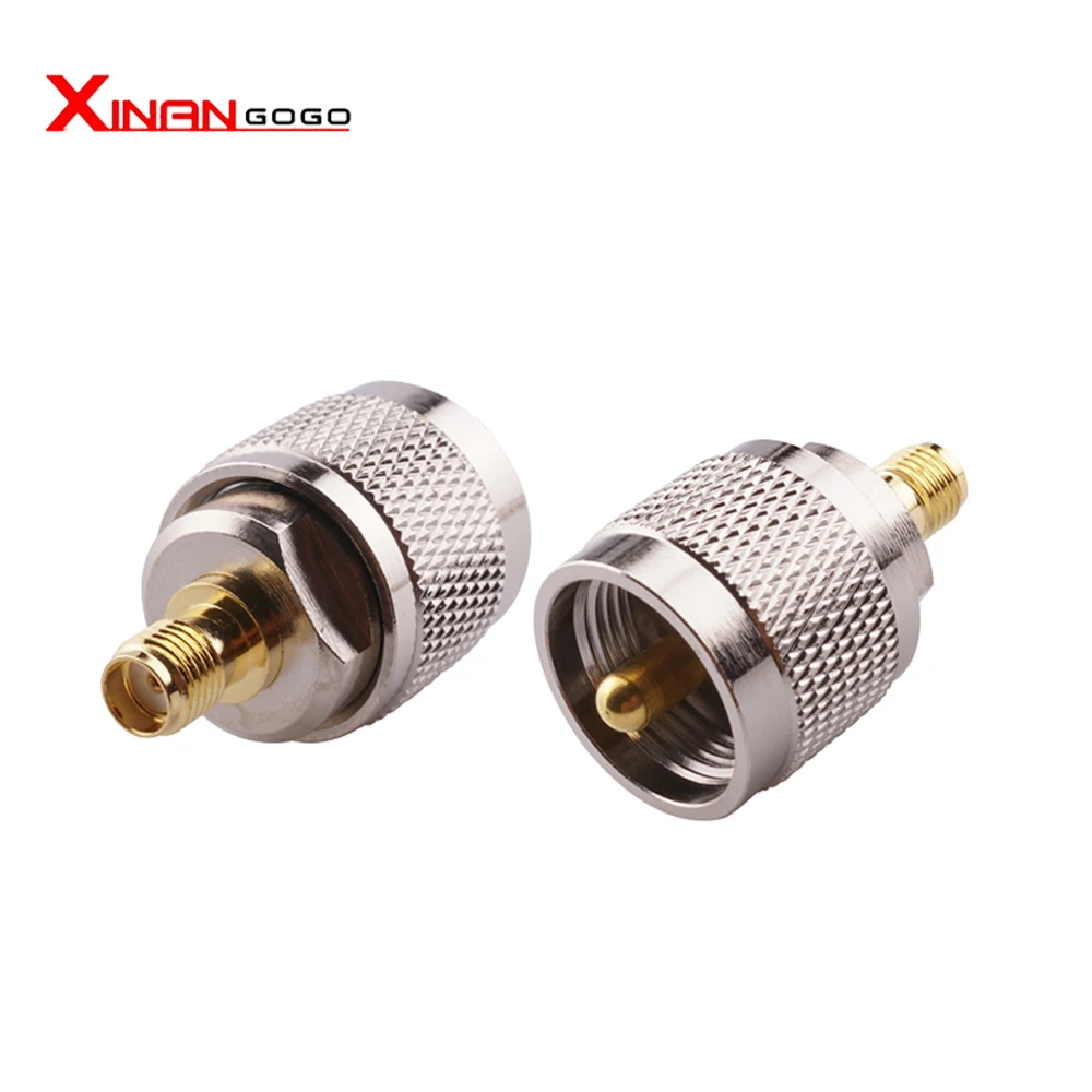 1 шт. комплект коаксиальных разъемов RF UHF папа Fmale PL259 SO239 к адаптеру SMA мама - купить