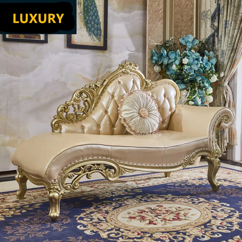 Dl новый дизайн европейская роскошная двуспальная кровать из цельного дерева и